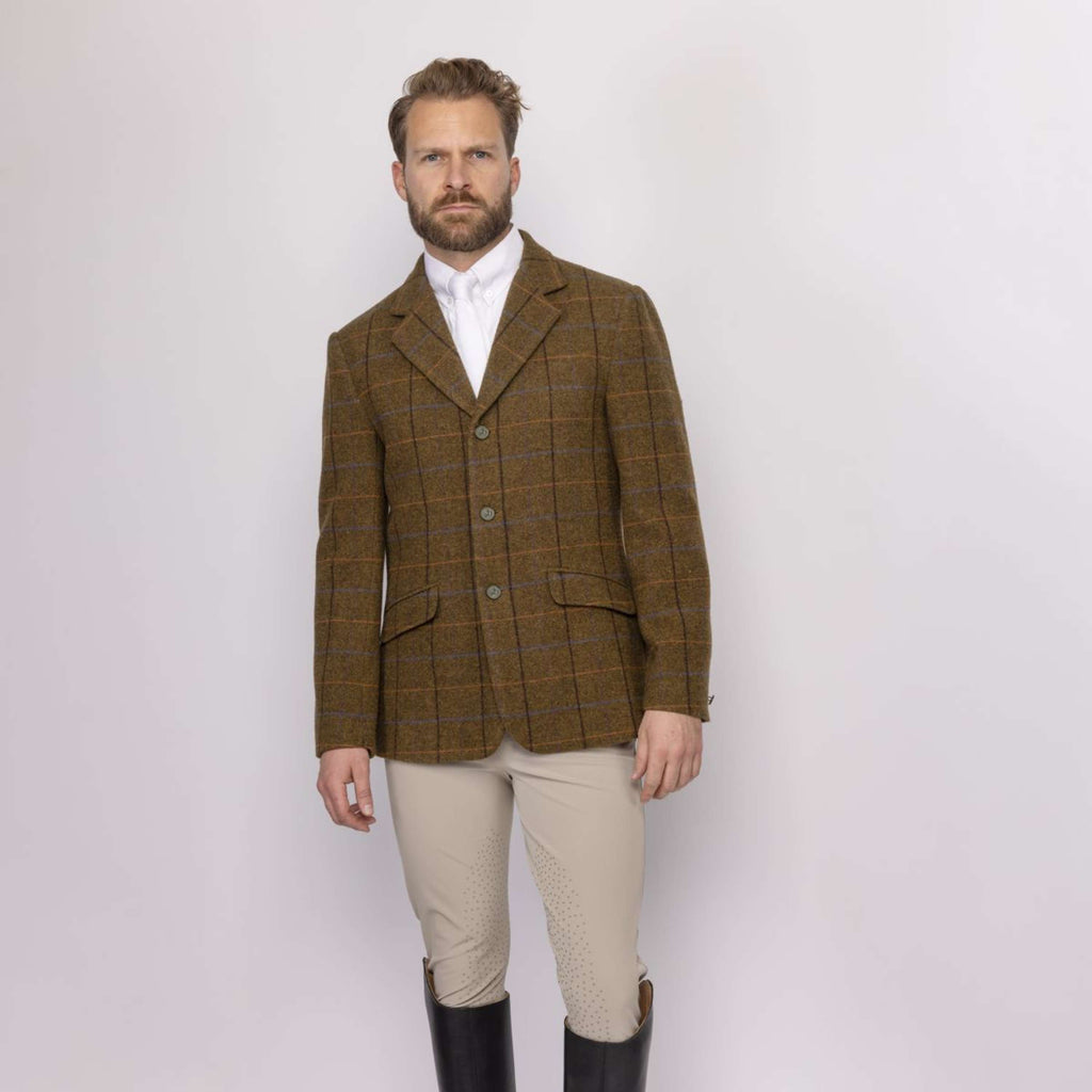 Aubrion by Shires Giacca da Competizione Saratoga Uomini Rovere Marrone Check