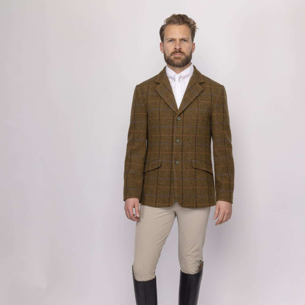 Aubrion by Shires Giacca da Competizione Saratoga Uomini Rovere Marrone Check