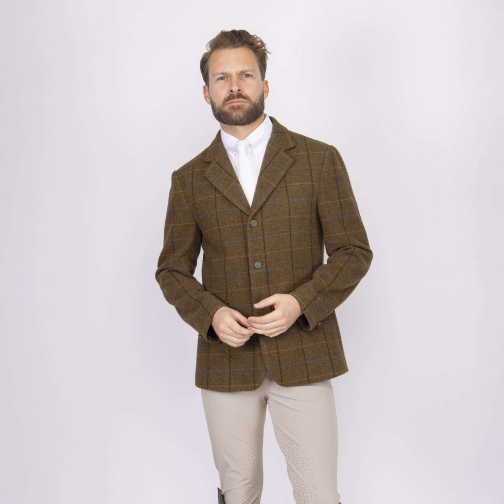 Aubrion by Shires Giacca da Competizione Saratoga Uomini Rovere Marrone Check