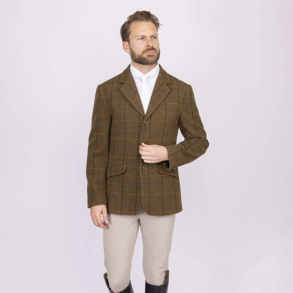 Aubrion by Shires Giacca da Competizione Saratoga Uomini Rovere Marrone Check