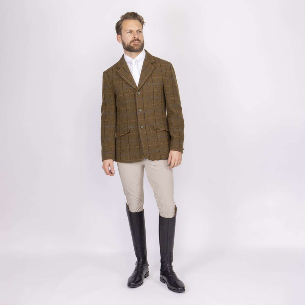 Aubrion by Shires Giacca da Competizione Saratoga Uomini Rovere Marrone Check