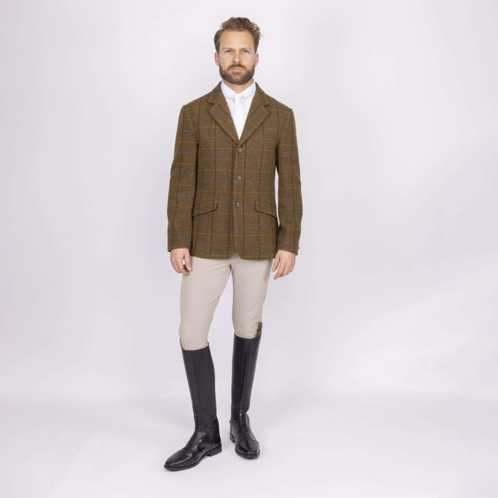 Aubrion by Shires Giacca da Competizione Saratoga Uomini Rovere Marrone Check