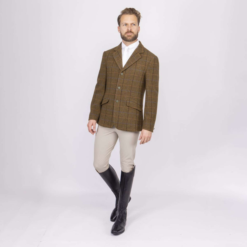Aubrion by Shires Giacca da Competizione Saratoga Uomini Rovere Marrone Check