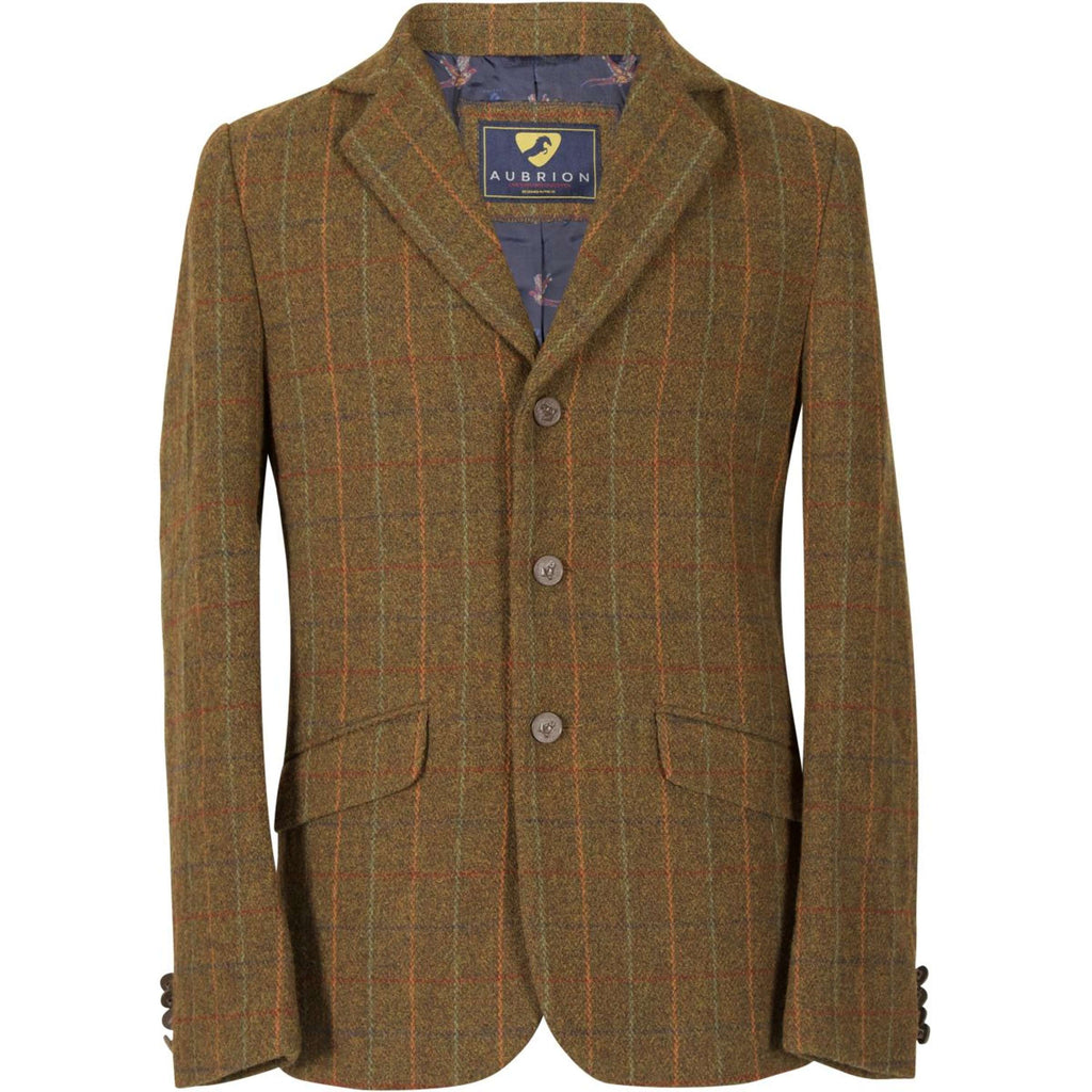 Aubrion by Shires Giacca da Competizione Saratoga Uomini Ruggine Check
