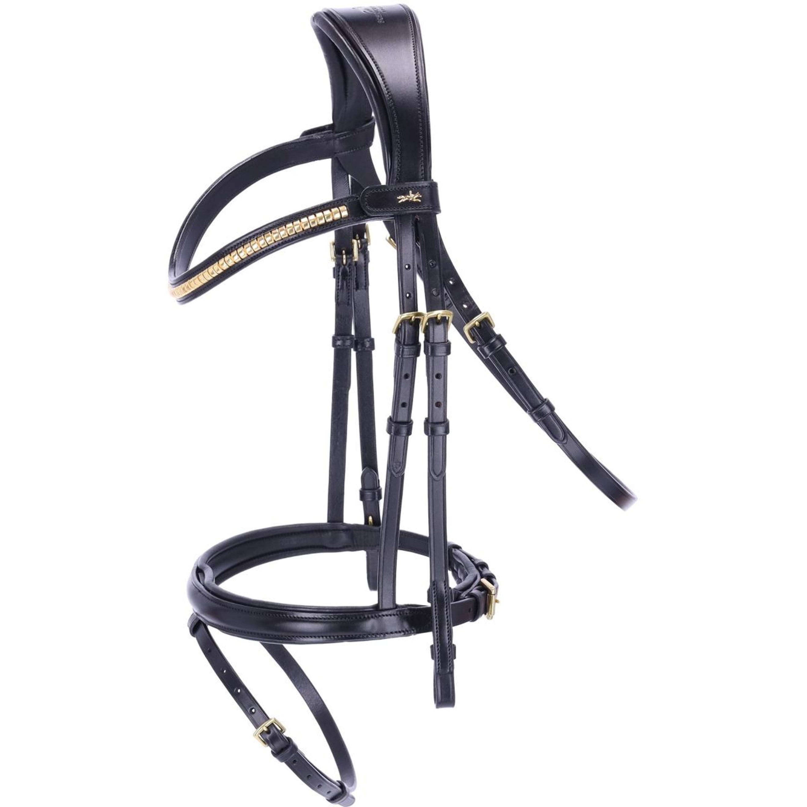 Schockemöhle Briglia Monza C Nero/Oro Schockemöhle Briglia Monza C Nero/Oro