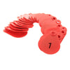 Armosa Piastre per il collo 1-25 Rosso