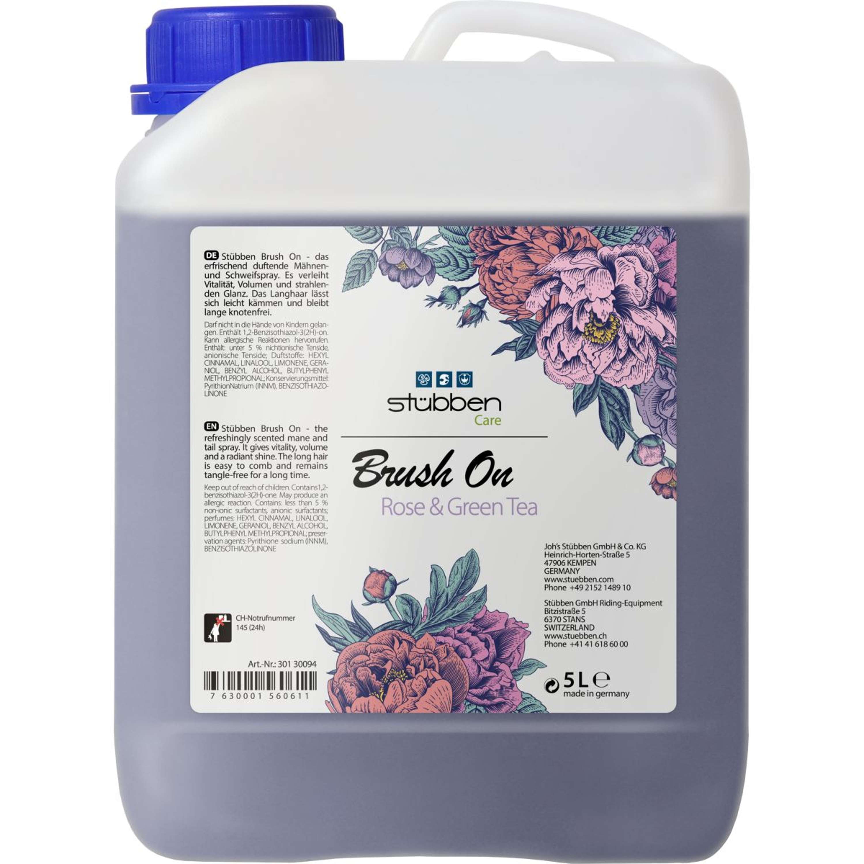 Stübben Pennello sullo spray Rose & Green Tea Refill