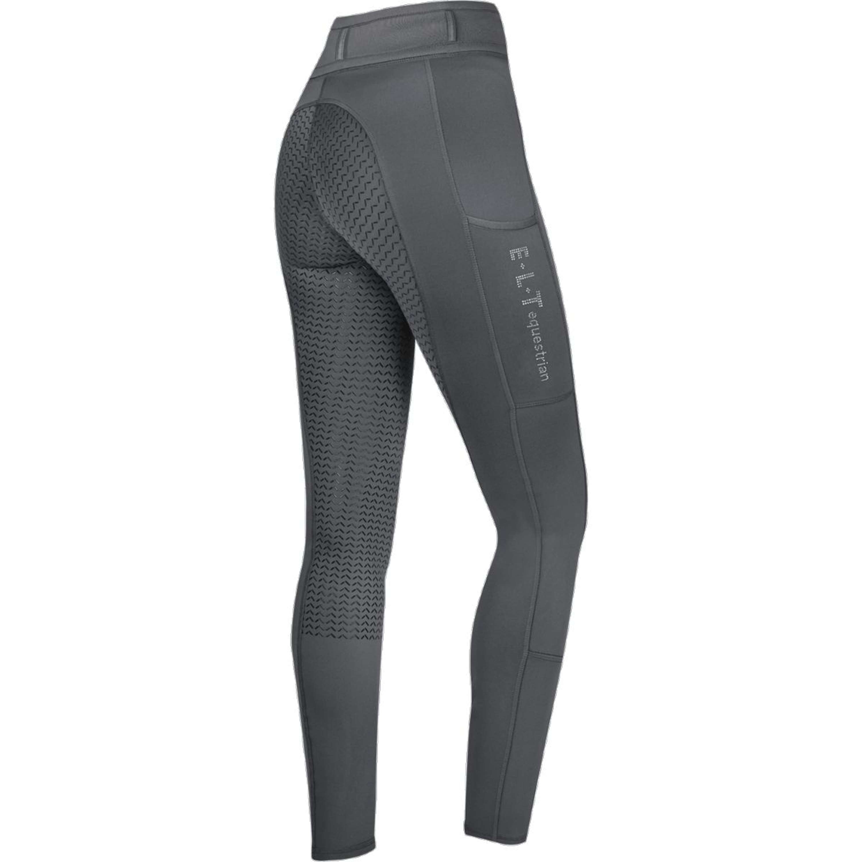 ELT Leggings da Equitazione Ella Glam Asfalto