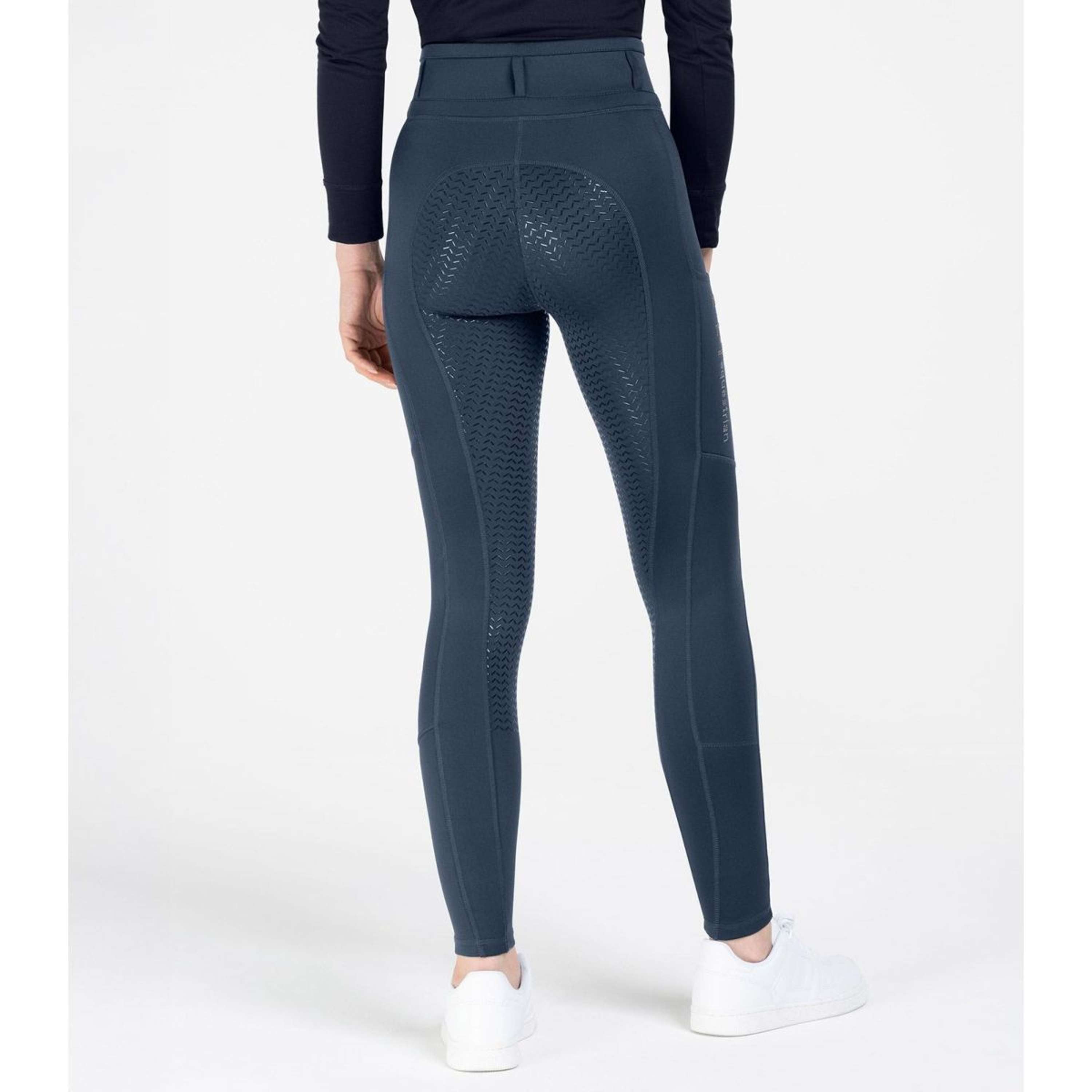 ELT Leggings da Equitazione Ella Glam Blu notte