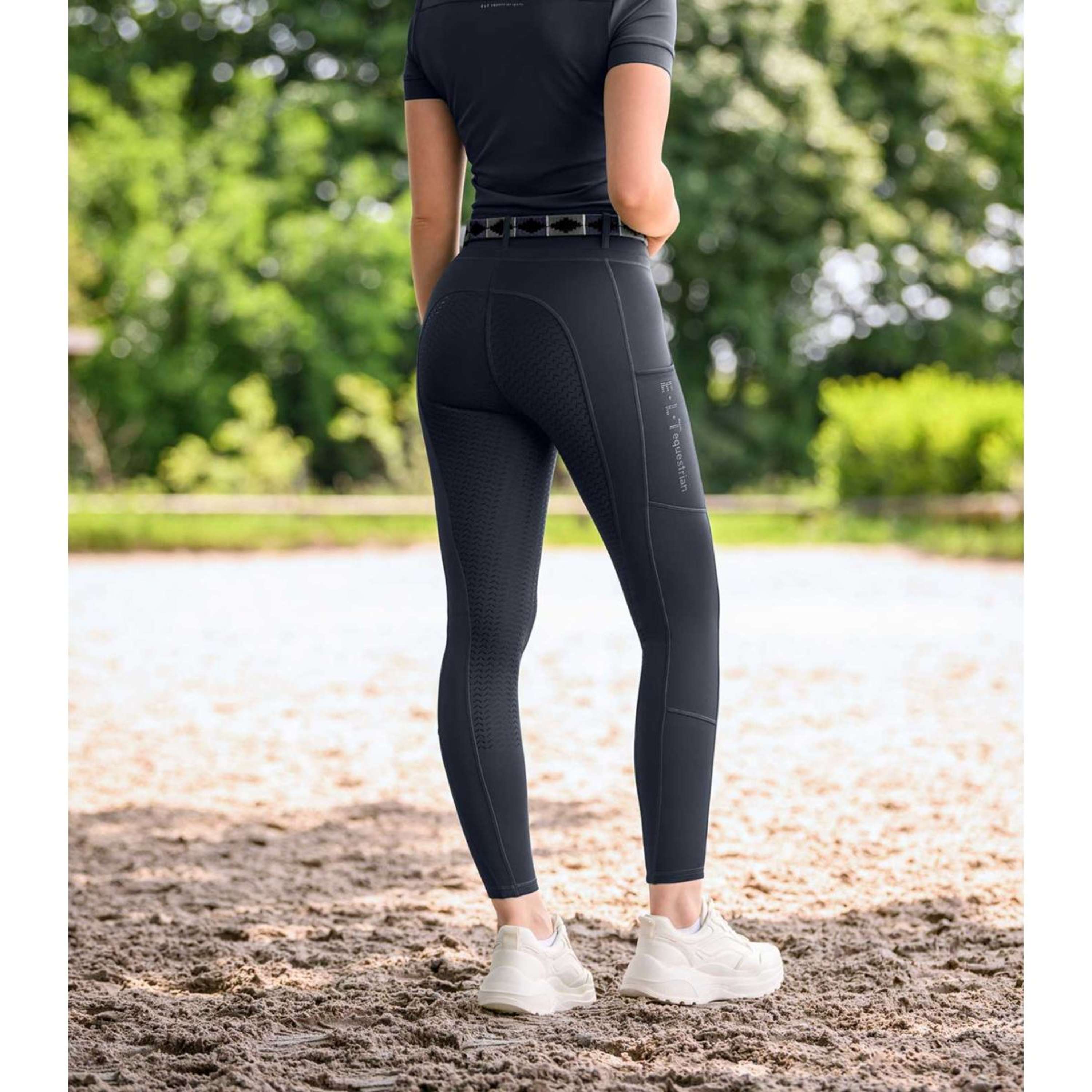 ELT Leggings da Equitazione Ella Glam Blu notte