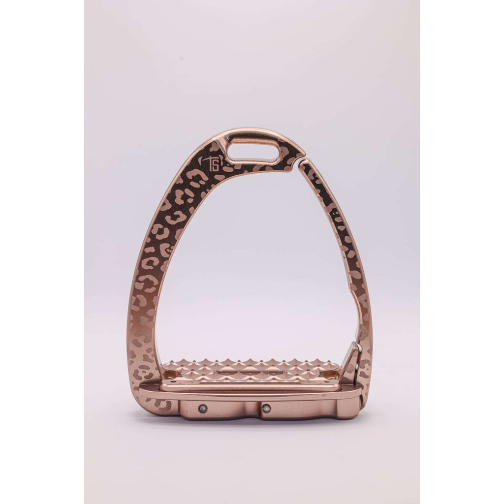Tech Stirrups Staffe Venice Children Leopard Rosegold
