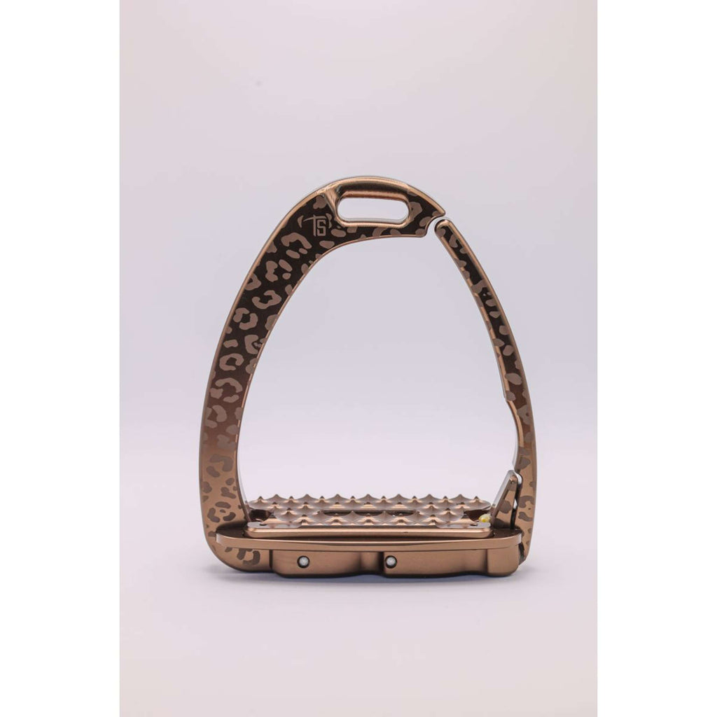 Tech Stirrups Staffe Venice Children Leopard Brown