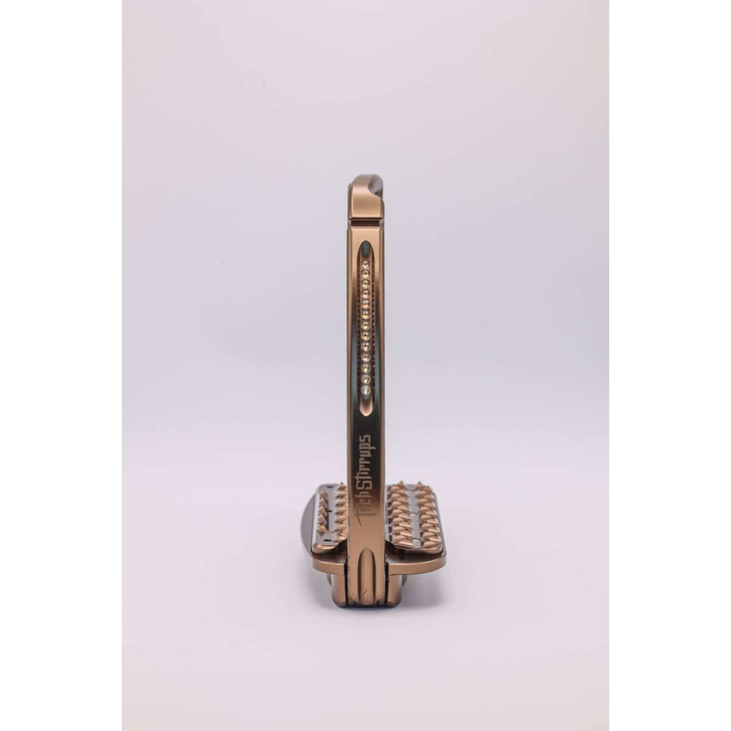 Tech Stirrups Staffe Venice Sloped EVO Leopard Rosegold