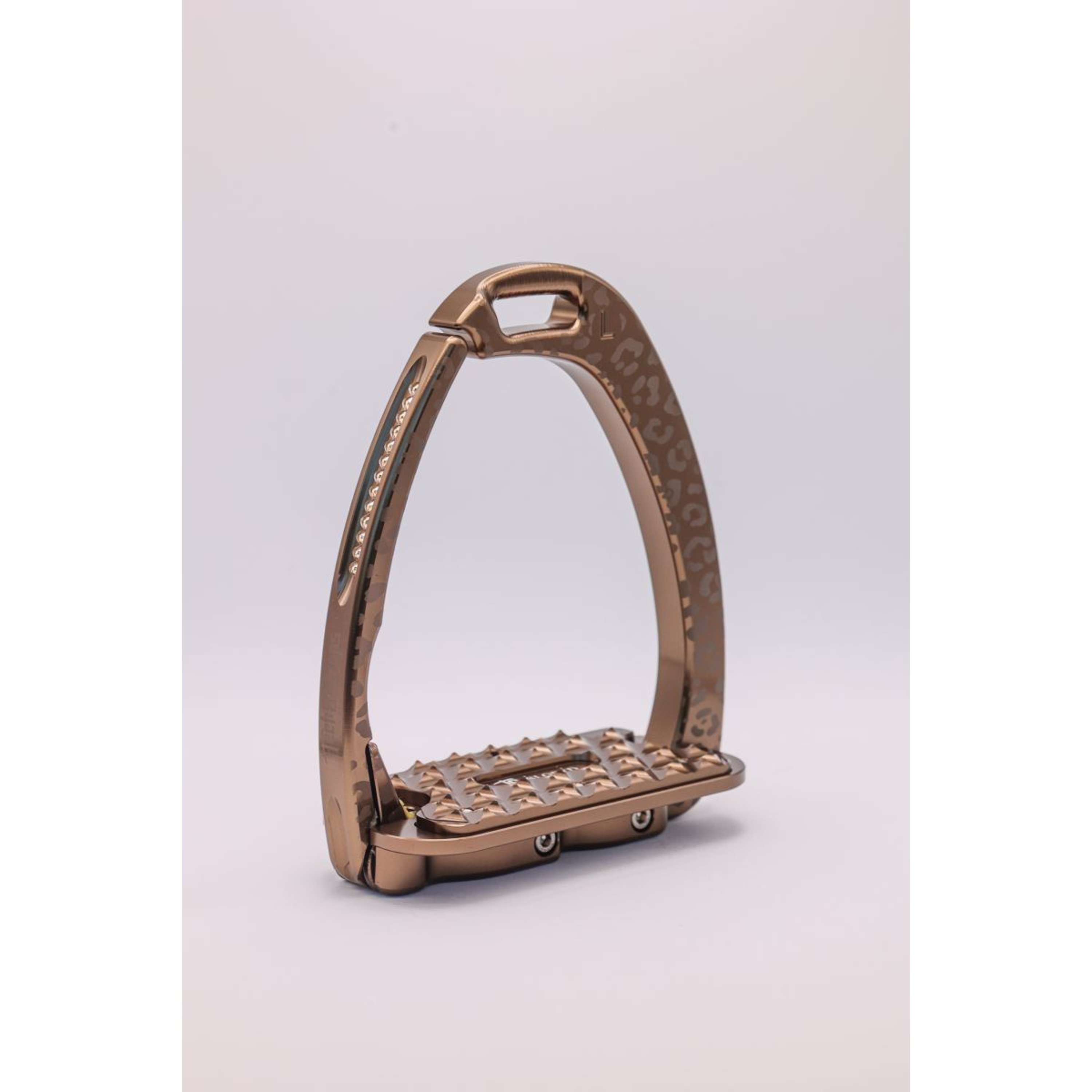 Tech Stirrups Staffe Venice Sloped EVO Leopard Rosegold