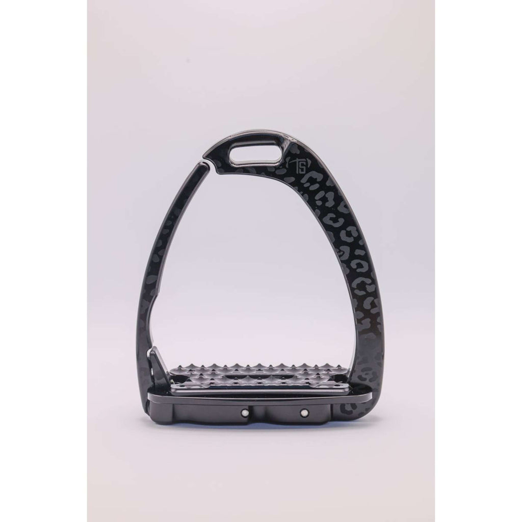 Tech Stirrups Staffe Venice Children Leopard Black