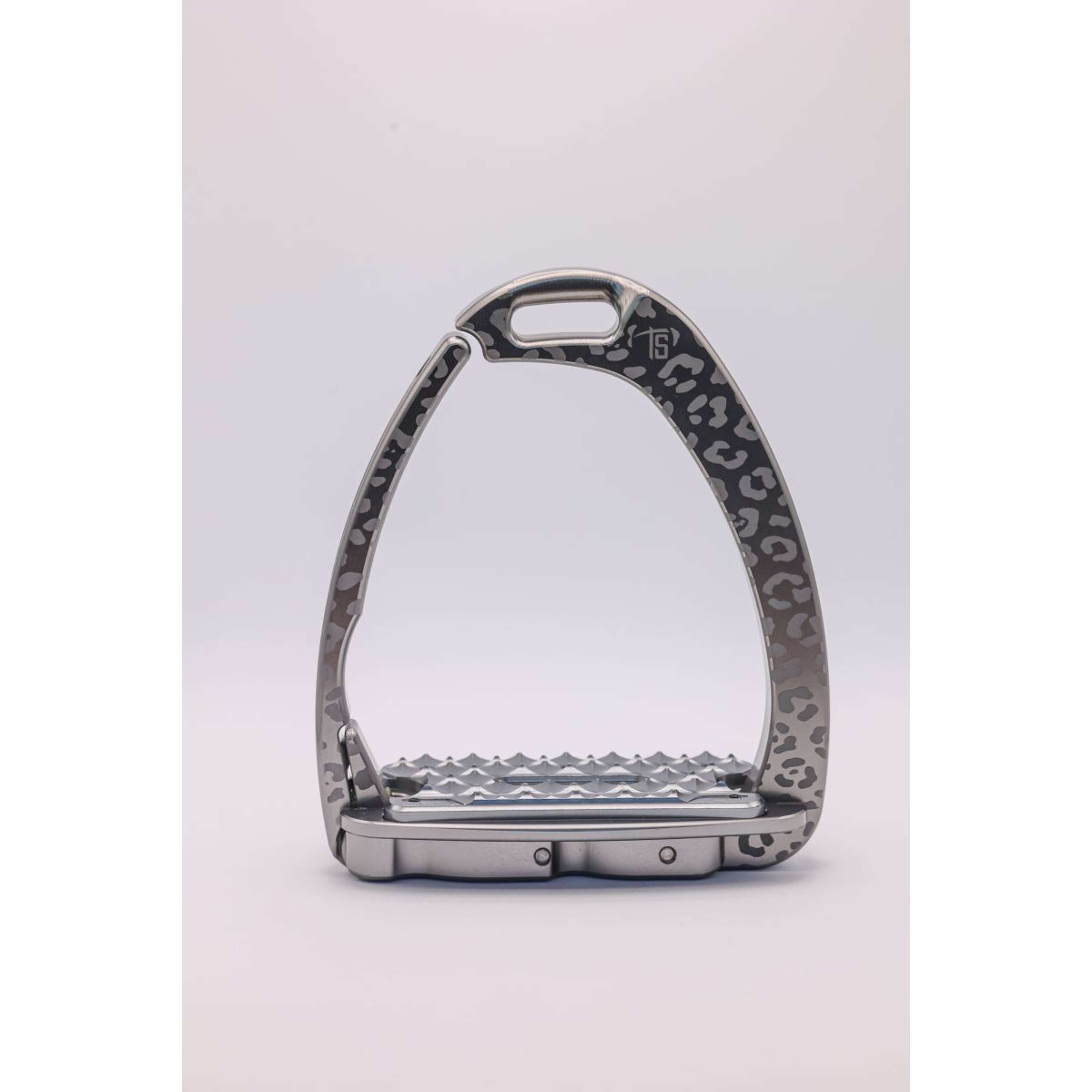 Tech Stirrups Staffe Venice Children Leopard Titanium