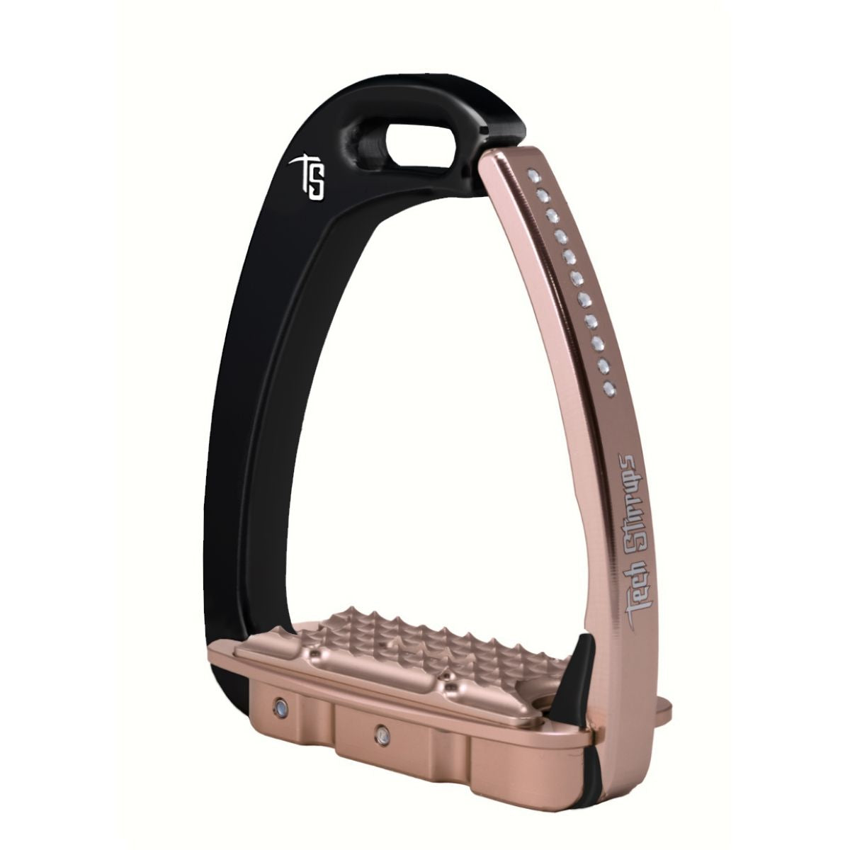 Tech Stirrups Staffe Venice Swarovski Kind Nero/Oro rosa