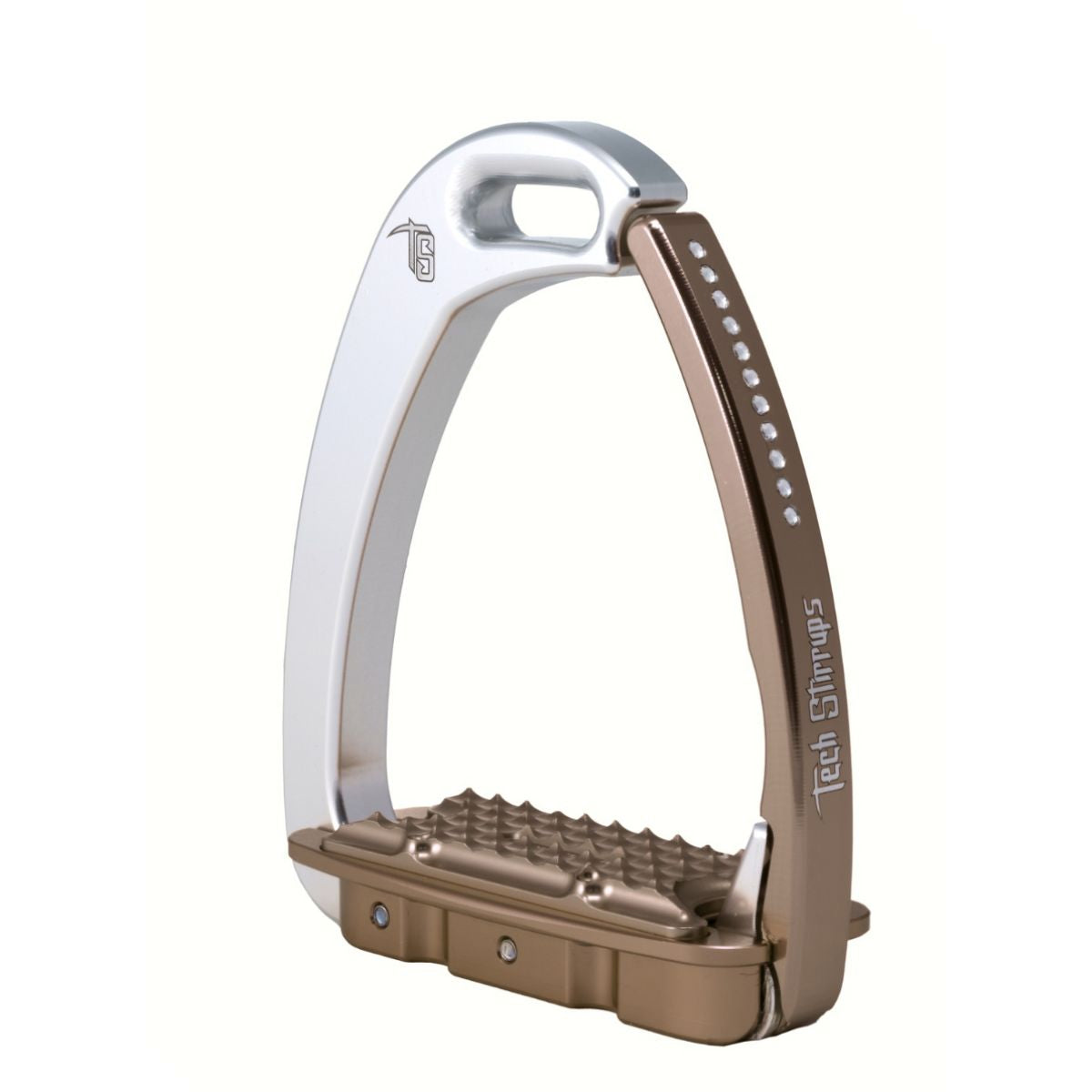 Tech Stirrups Staffe Venice Swarovski Kind Argento/Marrone