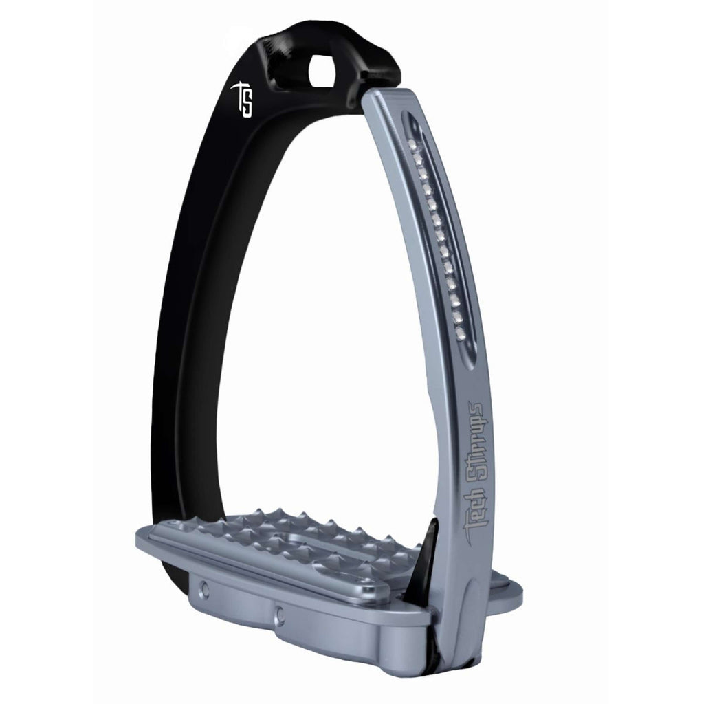 Tech Stirrups Staffe Venice Sloped Evo Swarovski Nero/Titanio