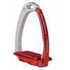 Tech Stirrups Staffe Venice Sloped Evo Swarovski Argento/Rosso