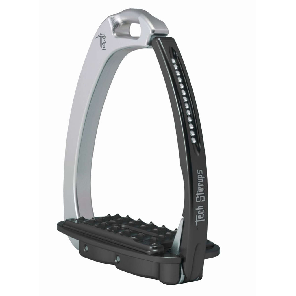 Tech Stirrups Staffe Venice Sloped Evo Swarovski Argento/Nero