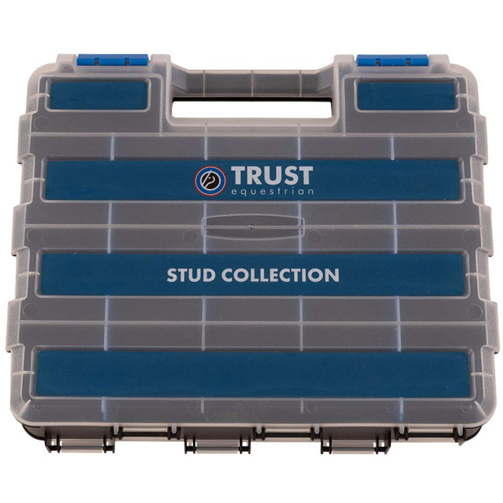 Trust scatola portaoggetti con borchie Blu