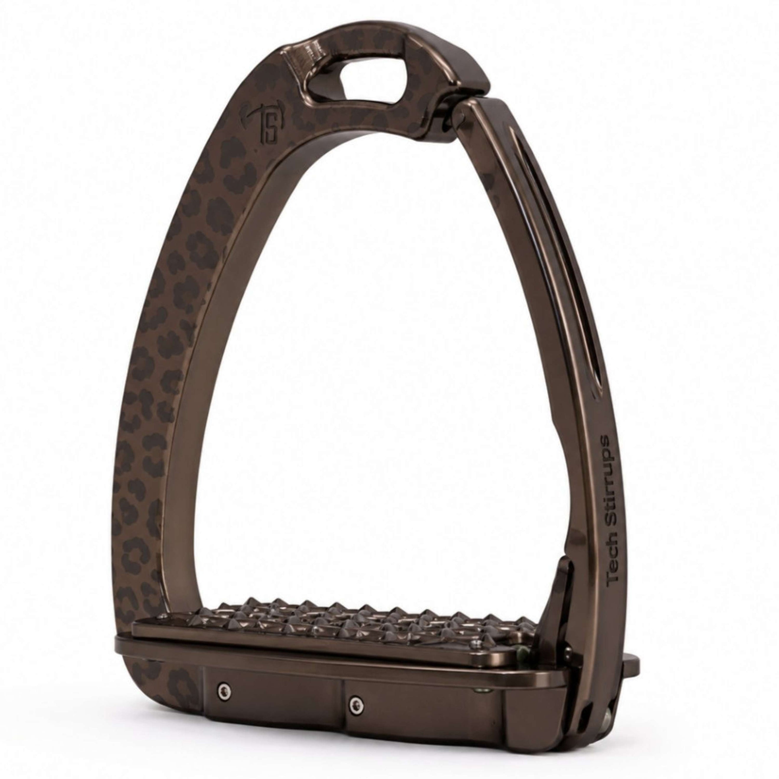 Tech Stirrups Staffe Venice Sloped EVO Leopard Brown