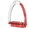 Tech Stirrups Staffe Venice Plus EVO Argento/Rosso