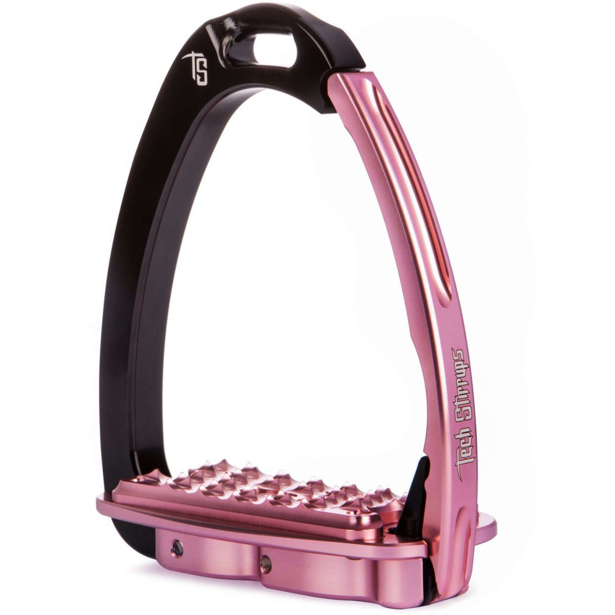 Tech Stirrups Staffe Venice Sloped EVO Nero/Rosa