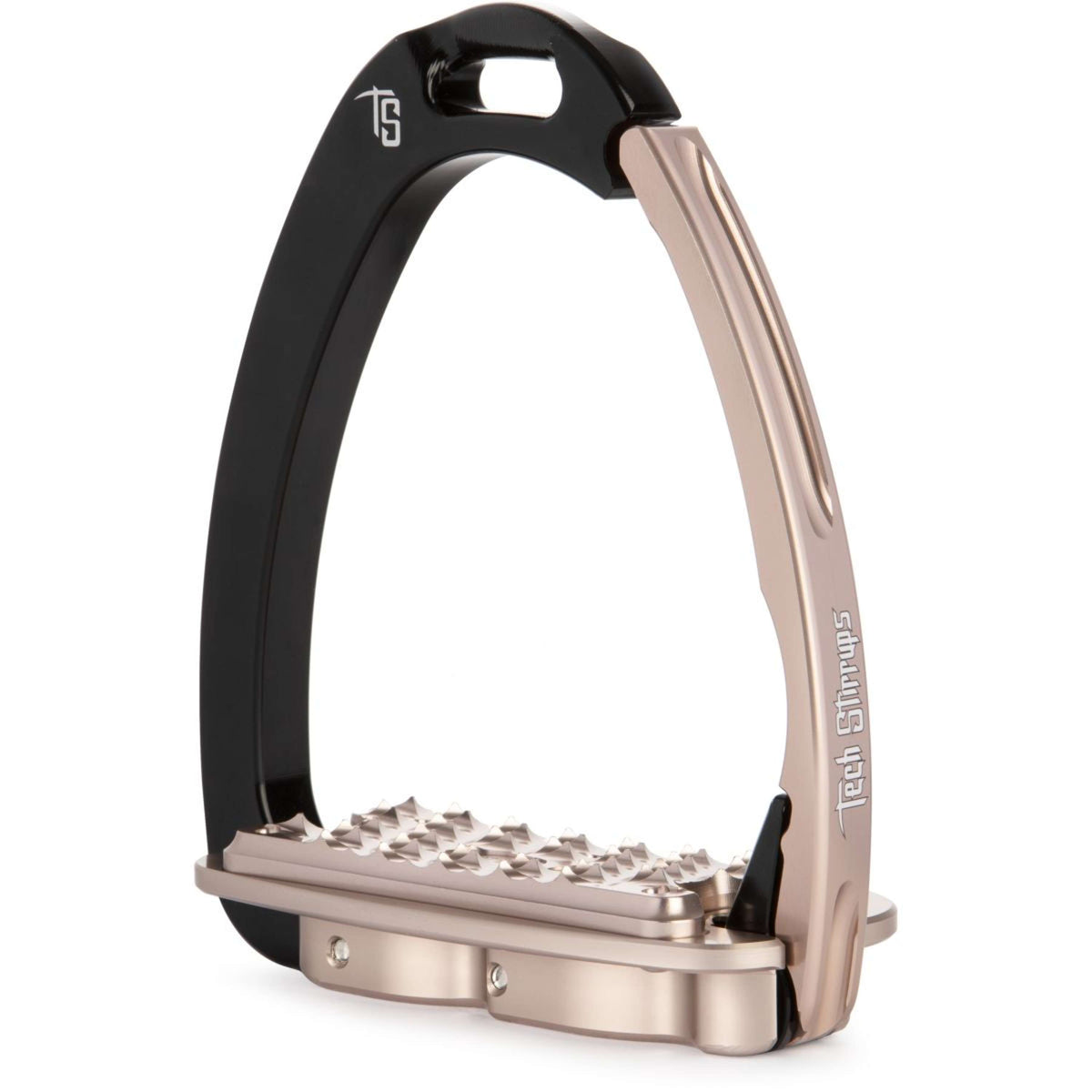 Tech Stirrups Staffe Venice Sloped EVO Nero/Oro rosa