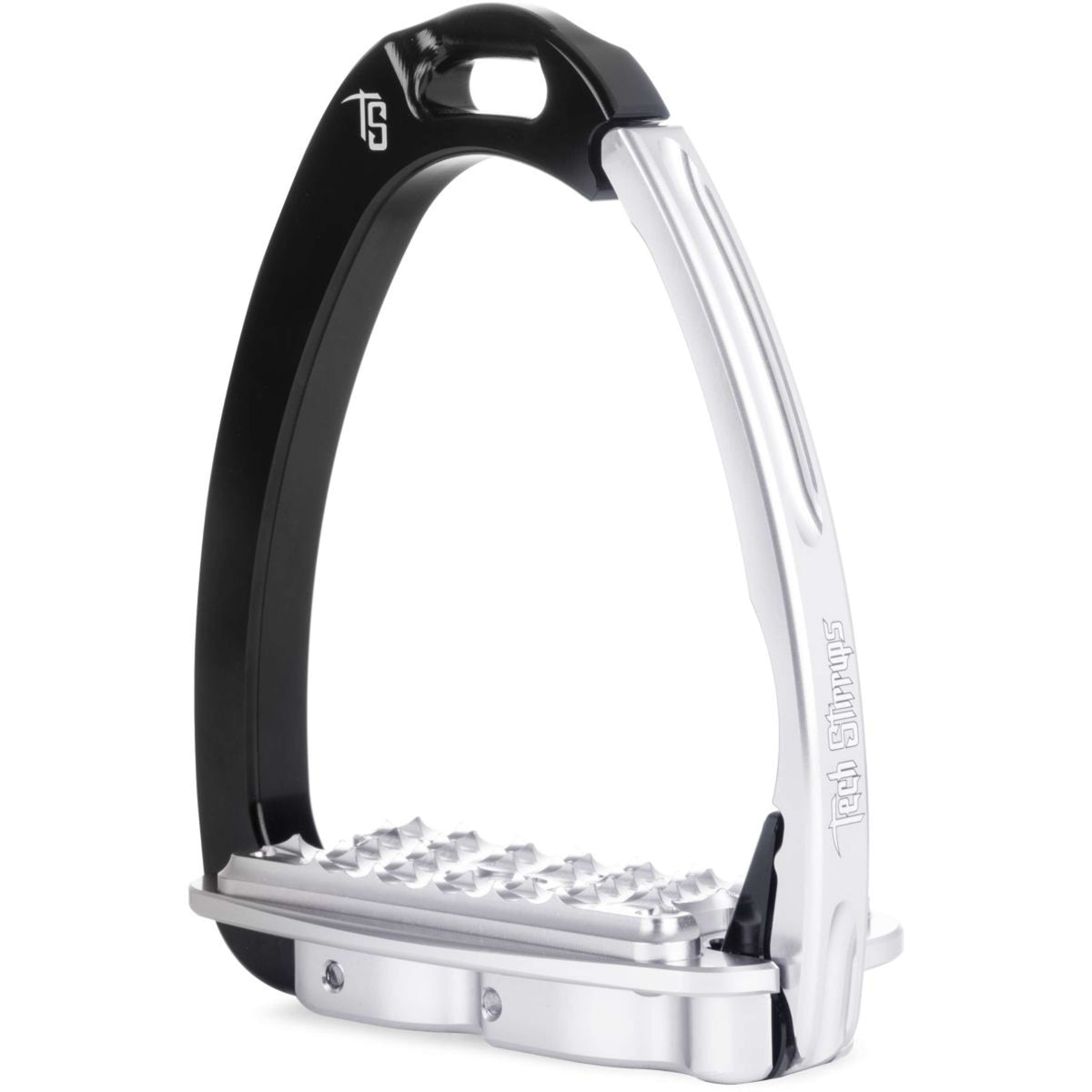 Tech Stirrups Staffe Venice Sloped EVO Nero Argento