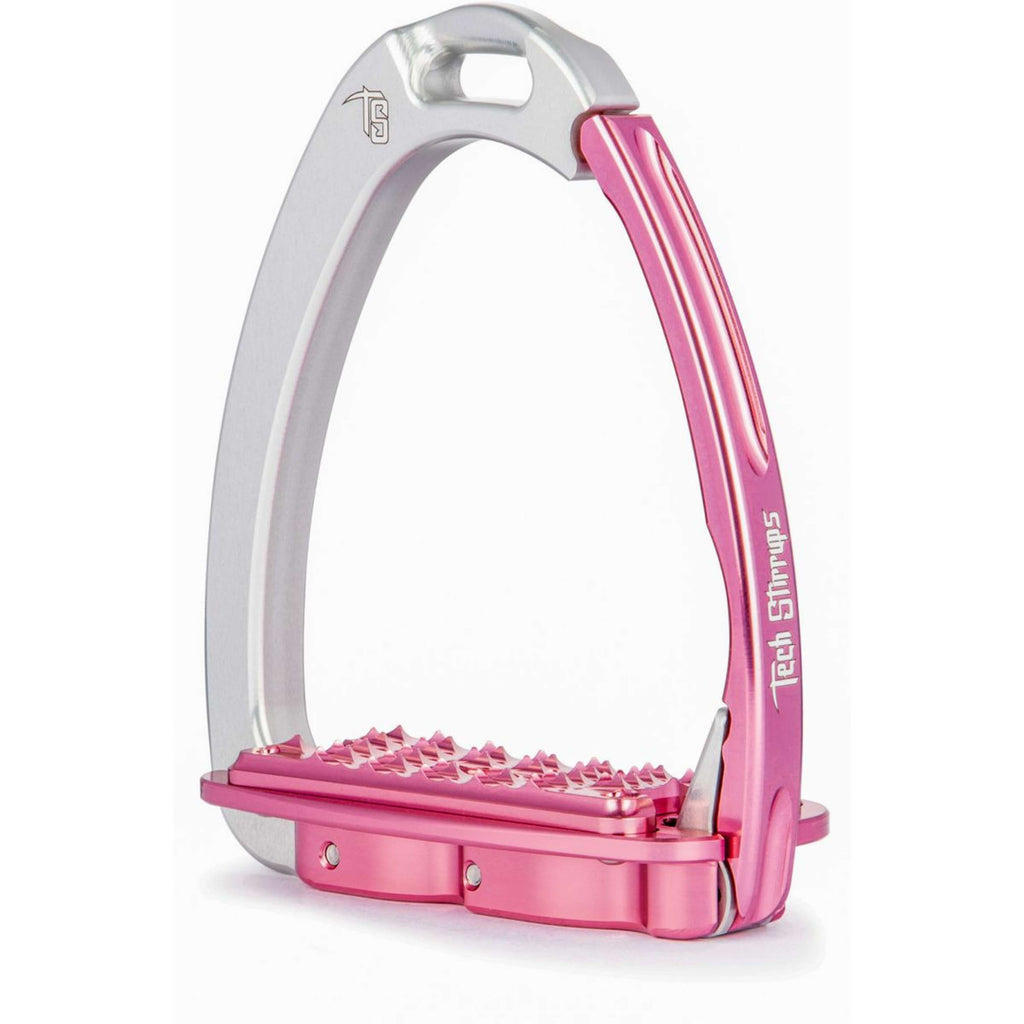 Tech Stirrups Staffe Venice Sloped EVO Argento/Rosa