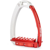 Tech Stirrups Staffe Venice Sloped EVO Argento/Rosso