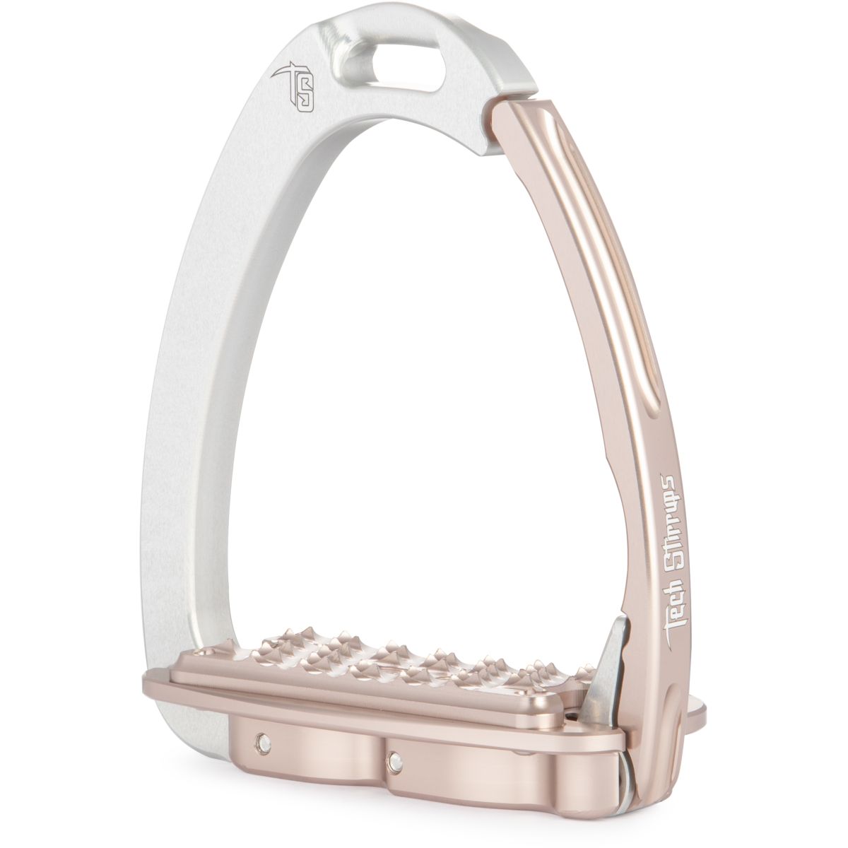 Tech Stirrups Staffe Venice Sloped EVO Argento/Oro rosa