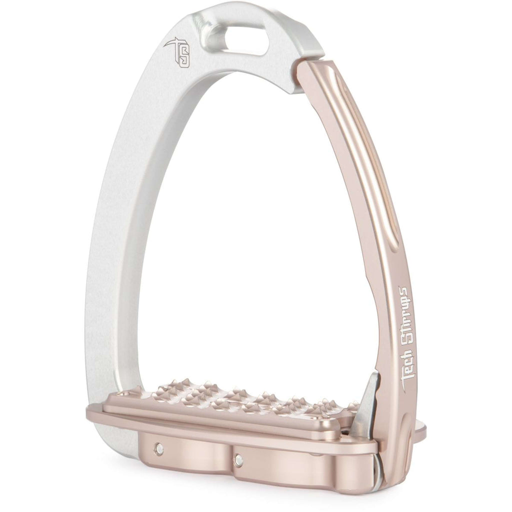 Tech Stirrups Staffe Venice Sloped EVO Argento/Oro rosa
