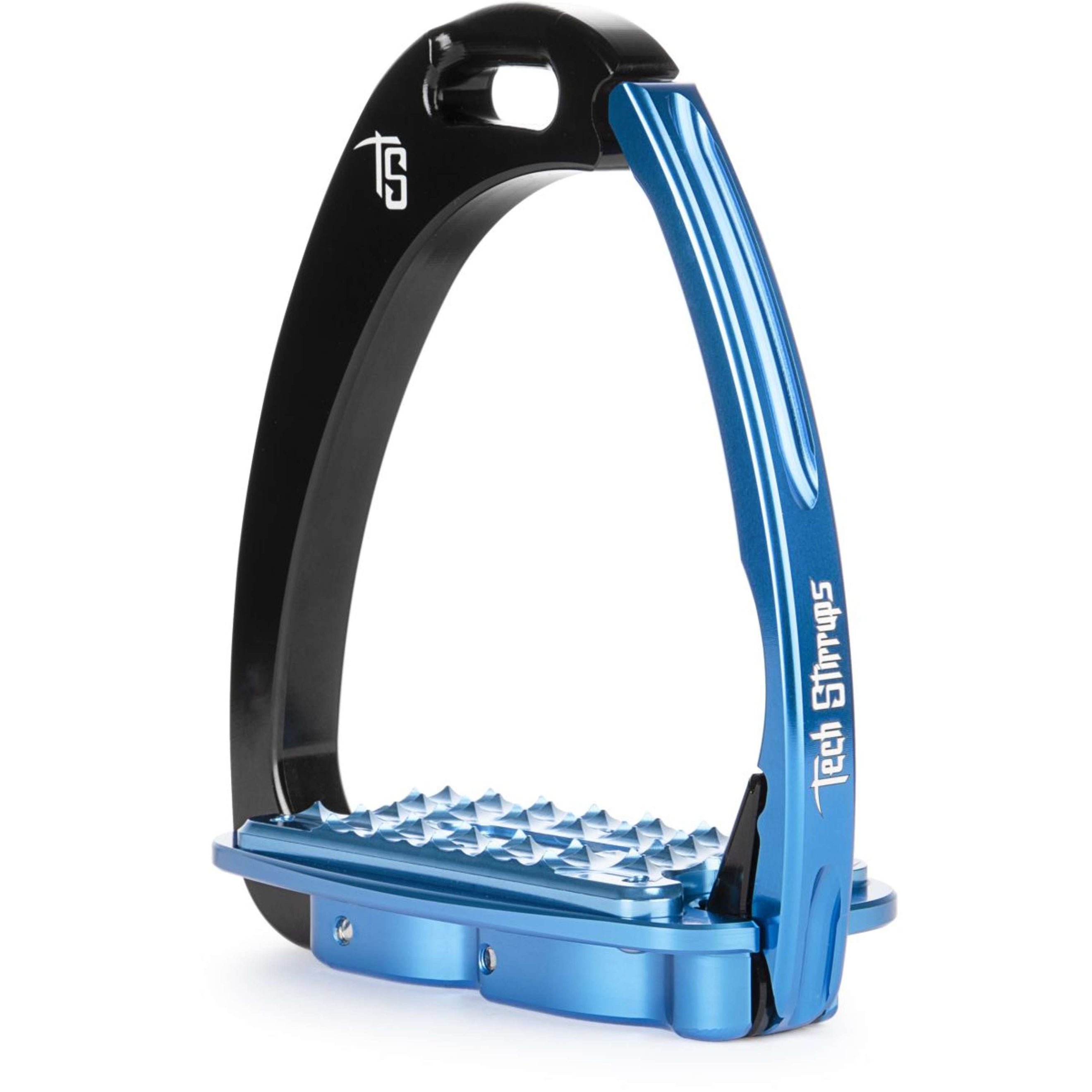 Tech Stirrups Staffe Venice Sloped Nero/Blu Tech Stirrups Staffe Venice Sloped Nero/Blu