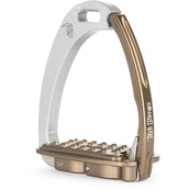 Tech Stirrups Staffe Venice Sloped Argento/Marrone