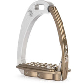 Tech Stirrups Staffe Venice Sloped Argento/Marrone