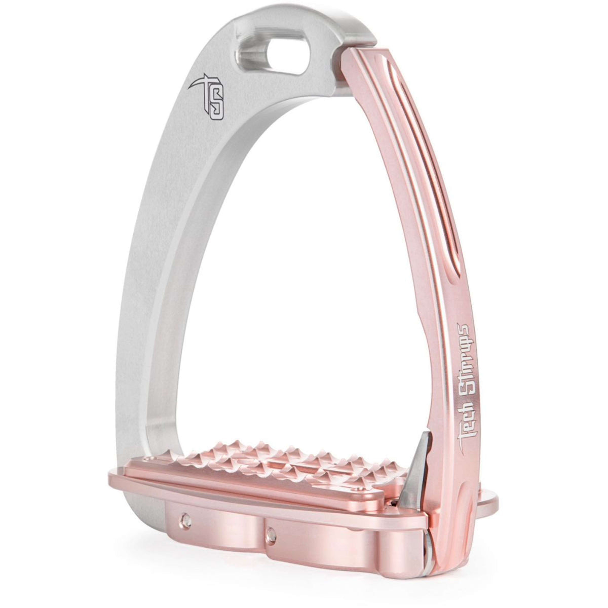 Tech Stirrups Staffe Venice Sloped Argento/Rosa
