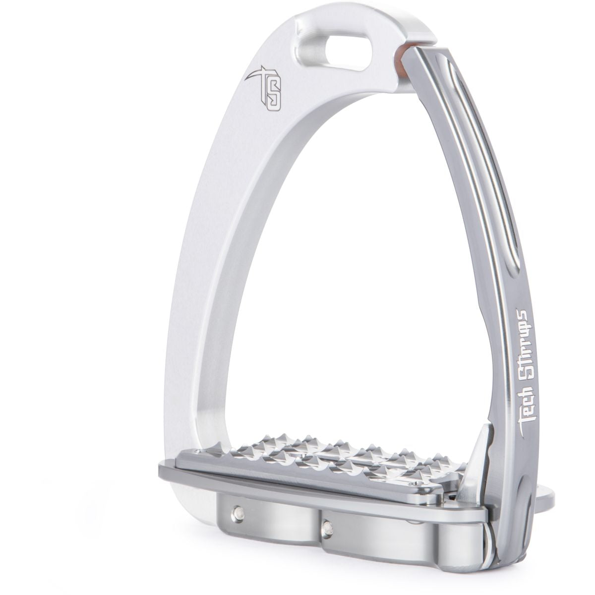 Tech Stirrups Staffe Venice Sloped Argento/Titanio