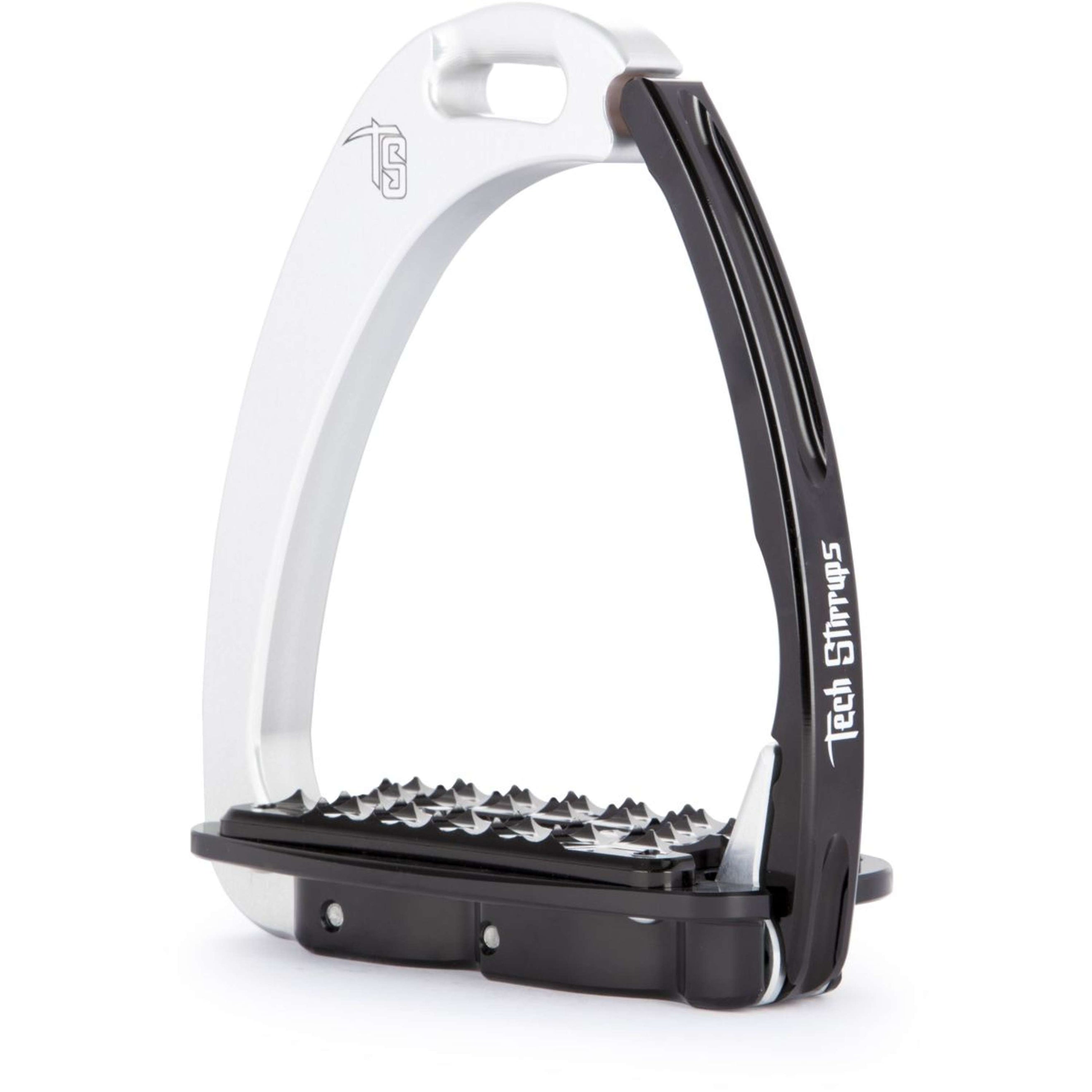 Tech Stirrups Staffe Venice Sloped Argento/Nero Tech Stirrups Staffe Venice Sloped Argento/Nero