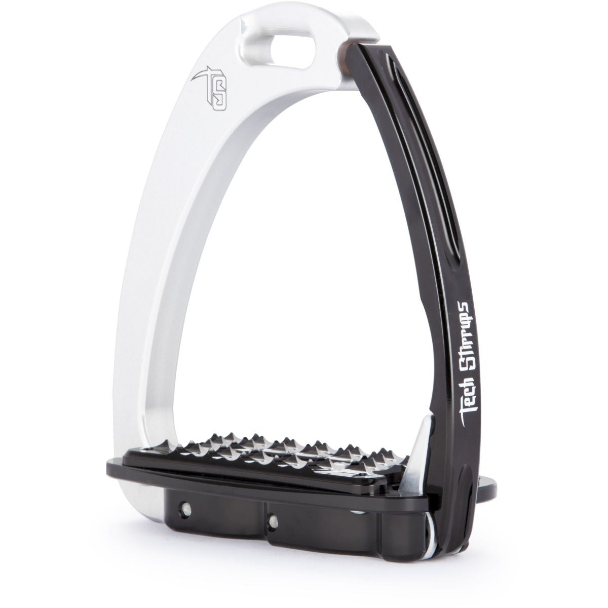 Tech Stirrups Staffe Venice Sloped Argento/Nero