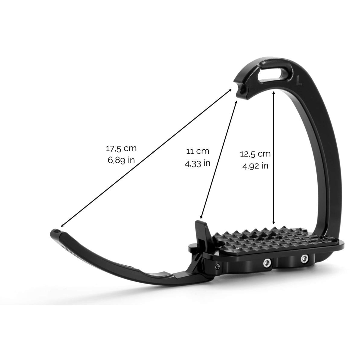 Tech Stirrups Staffe Venice Sloped Titanio