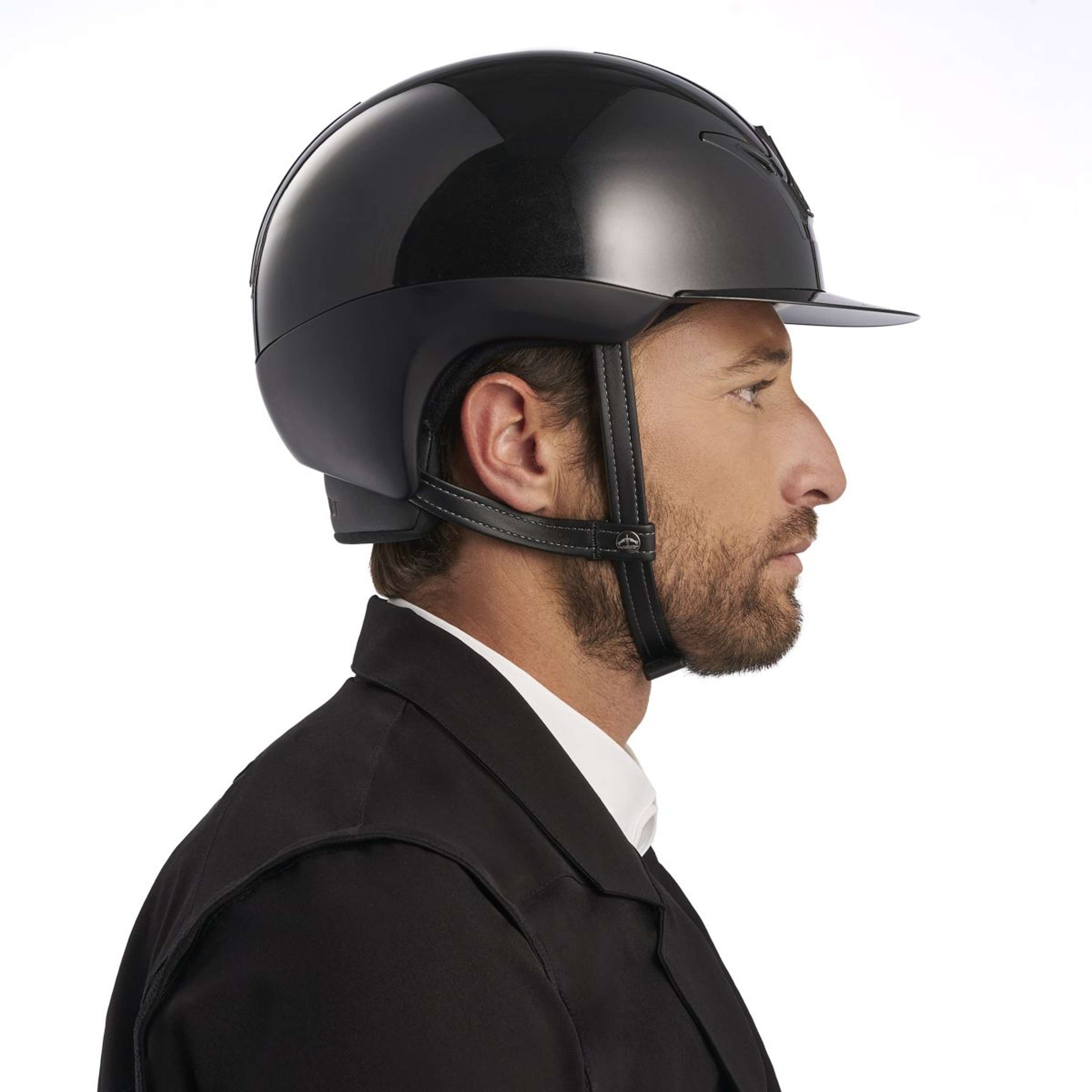 Veredus Casco da equitazione Vita Lacca Nera