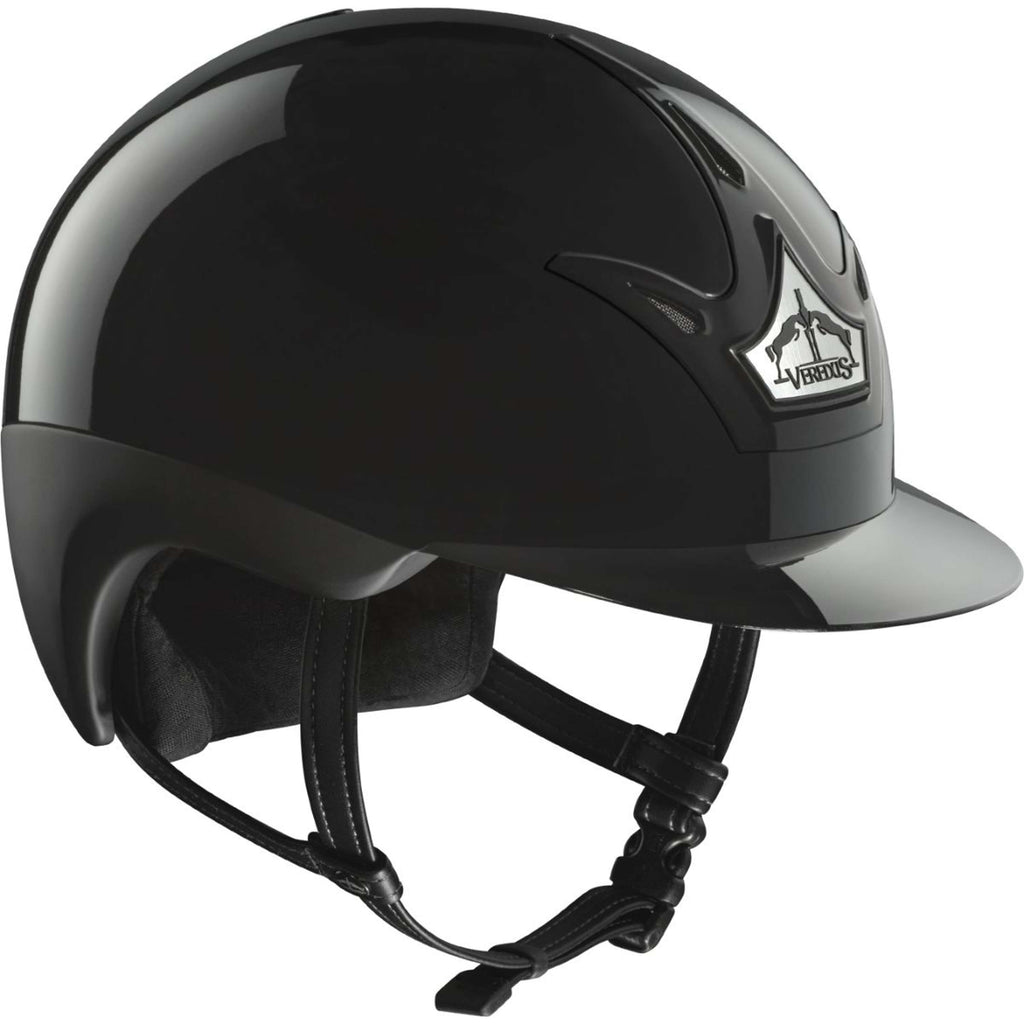 Veredus Casco da equitazione Vita Lacca Nera