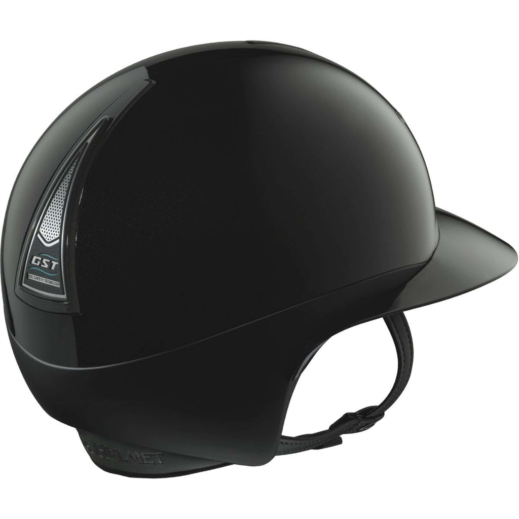 Veredus Casco da equitazione Vita Visiera Larga Lacca Nera
