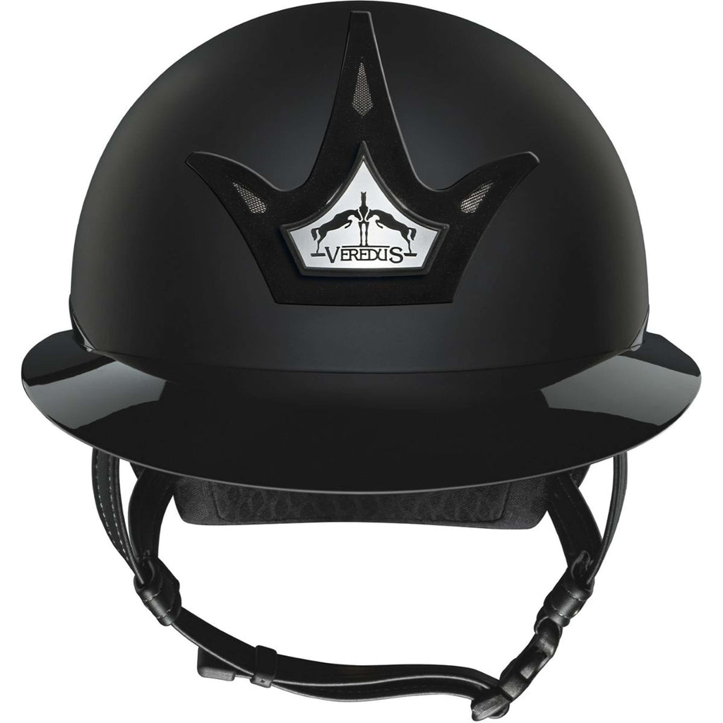 Veredus Casco da equitazione Vita Visiera Larga Nero opaco