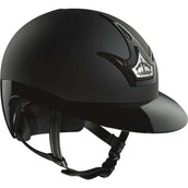 Veredus Casco da equitazione Vita Visiera Larga Nero opaco