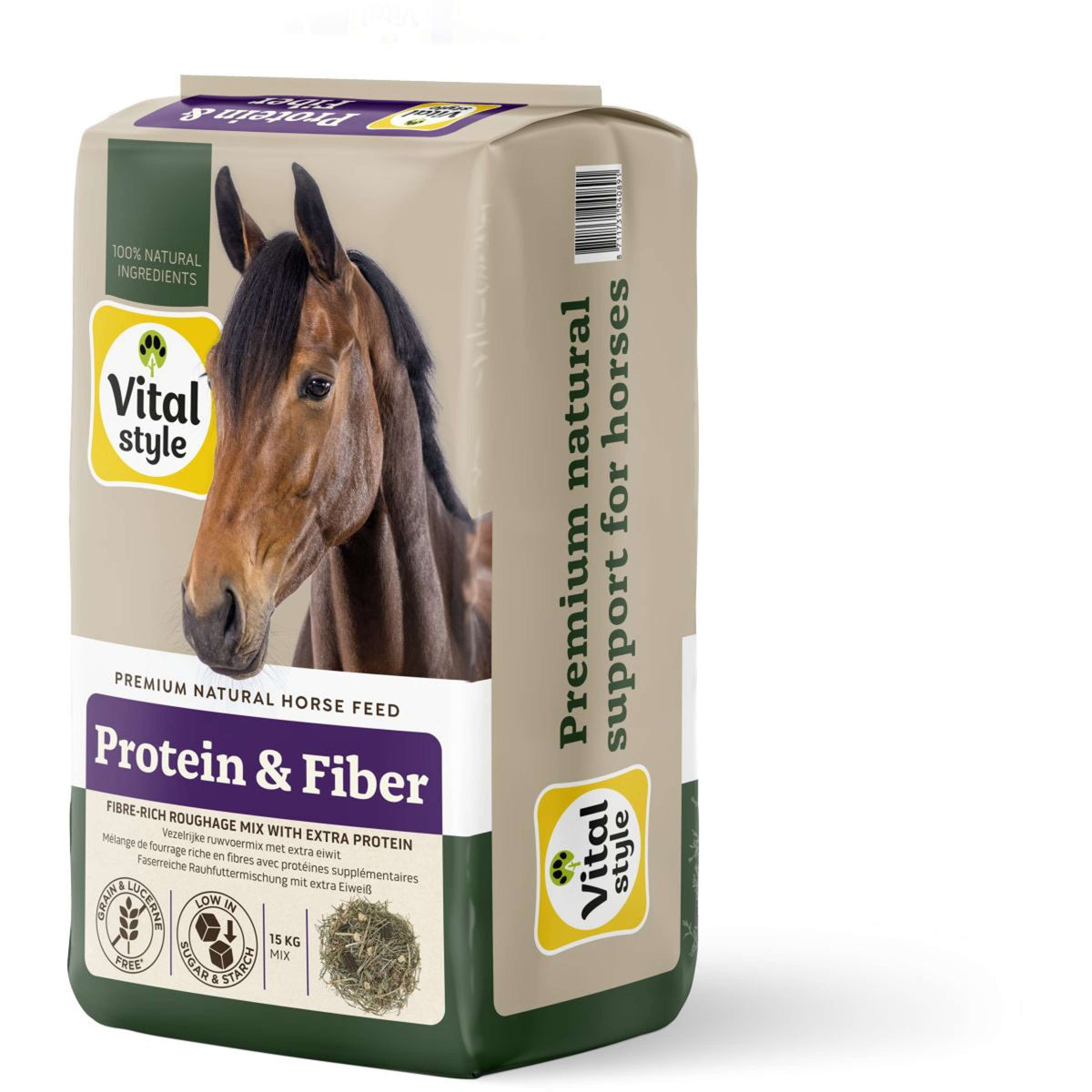 Vitalstyle Miscela di foraggio grezzo Protein & Fiber