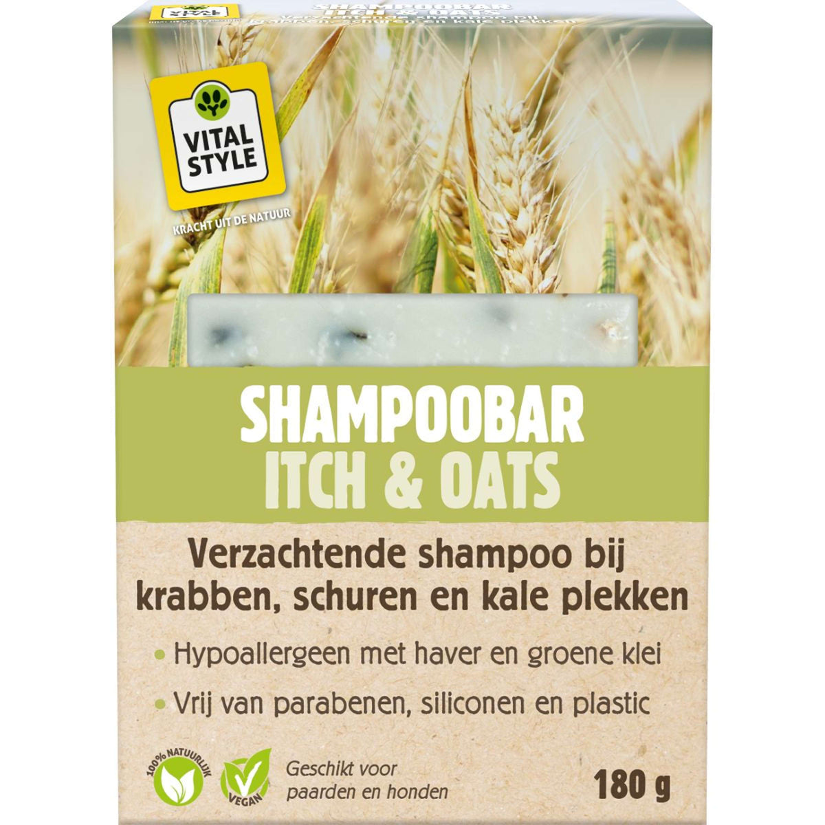 Vitalstyle Barra di Shampoo Itch & Oats